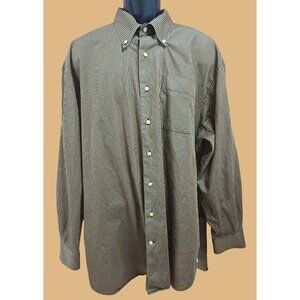 Peter Millar Striped Button-Down Dress Shirt XXL